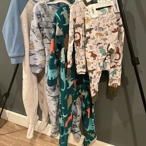 2T Dinosaur Pajama Bundle (4 pairs)